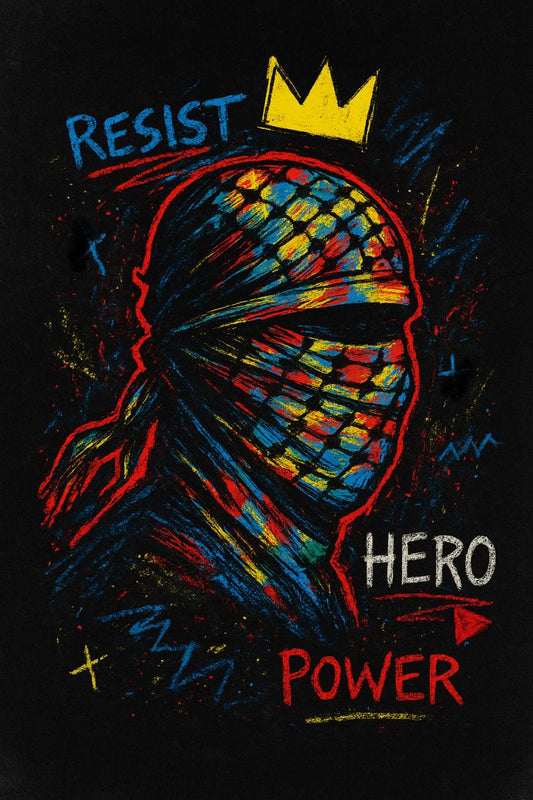 Resist Hero Power (Black Tee)